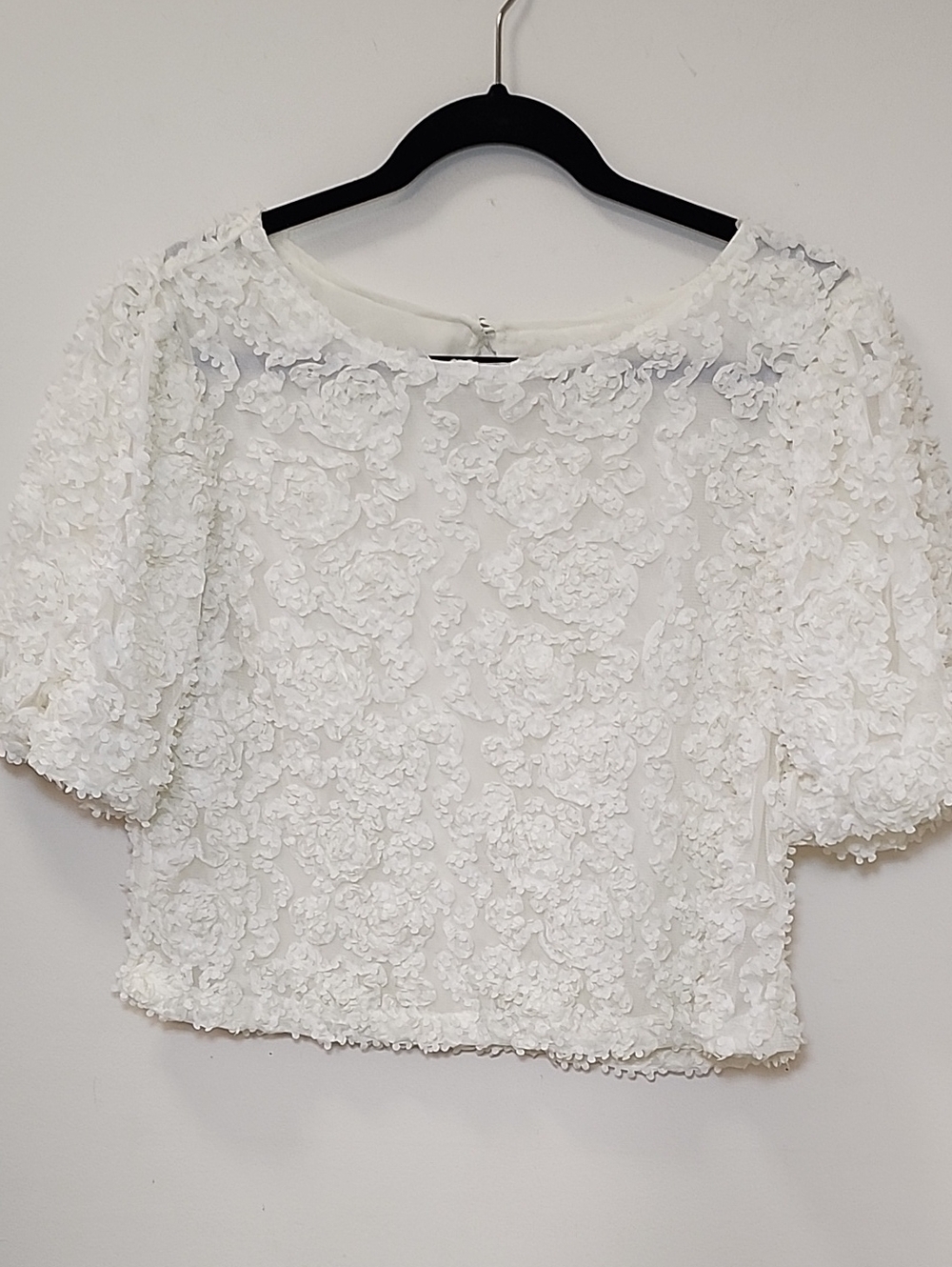 Anthropologie Maeve Presley Applique Blouse Size Small - Picture 7 of 16
